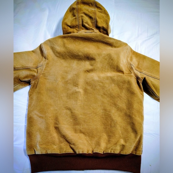 Carhartt Brown Hooded Work Jacket - Picture 4 of 11